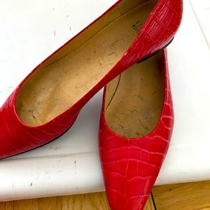 Stuart Weitzman Patent Leather Flats